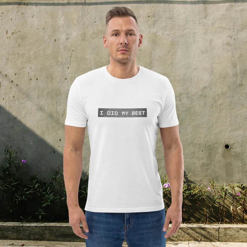 Organic cotton t-shirt - i did my best