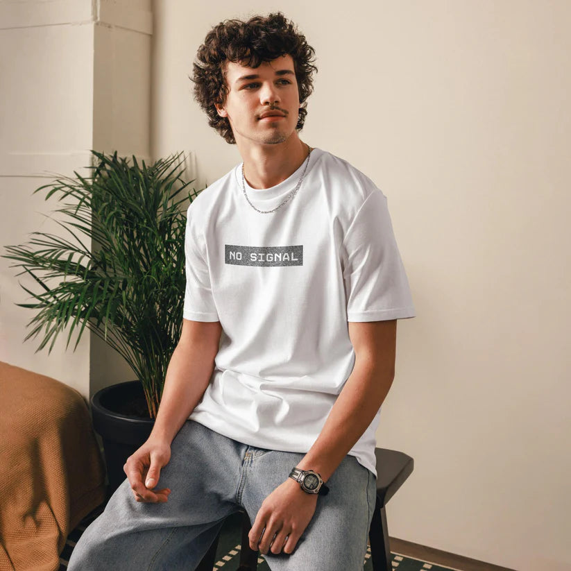 Bio-Baumwoll-T-Shirt - No Signal